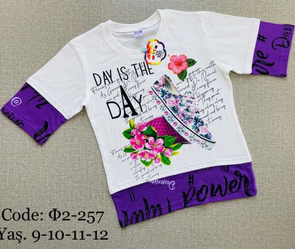 T-shirt for teenage girls 9-12 FUSI