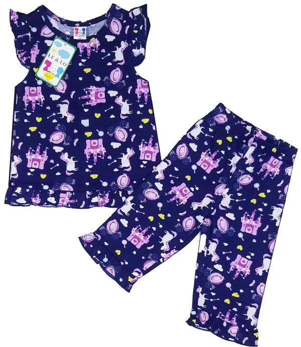 Pajamas for girls 3-7 LeLo