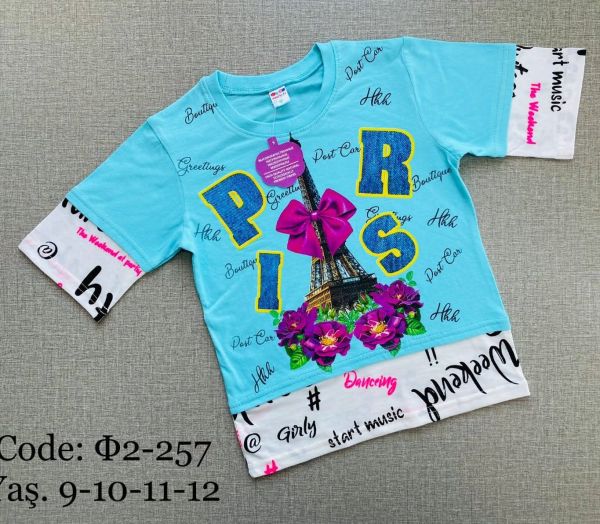 T-shirt for teenage girls 9-12 FUSI