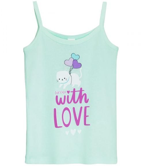 Tank top for girls with straps LETS GO