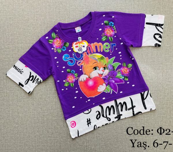 T-shirt for girls 6-9 FUSI